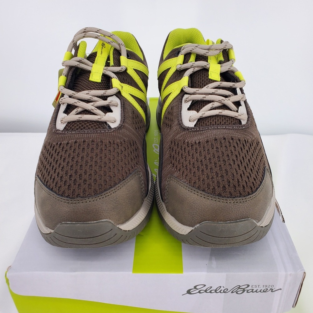 Eddie Bauer Thielsen Trail W Womens 10 Wide Olive Lime Punch Hiking Sneaker New - Picture 4 of 8